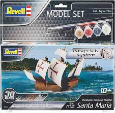 [REV-65660] Revell 65660 - Gift Set Santa Maria - 1/350 - 8 cm long - 38 pièces - Easyclick 