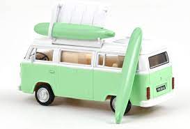 [NOR-841103] Norev - Volkswagen T2b Combi Camper Van - 1973 - Vert clair et blanc - 1/43 