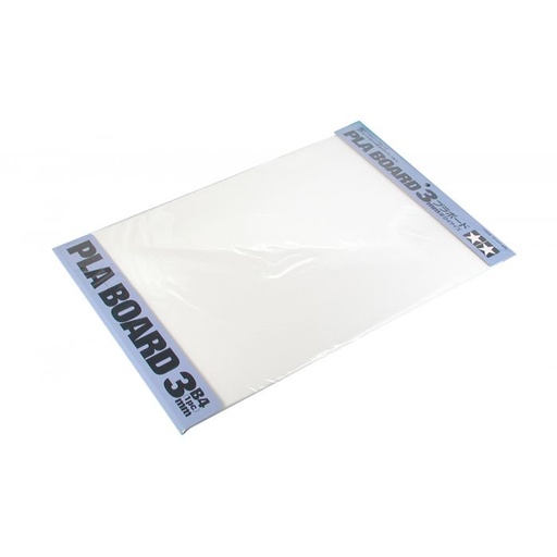 [TAM-70147] Tamiya Feuille plastique ABS blanc épaisseur 3mm - 364 x 257mm (1 pièce)