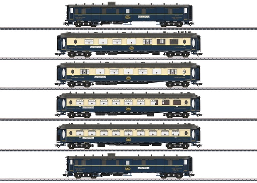 [MAR-42470] Märklin 42470 - Coffret de 6 wagons voyageurs Pullman "l'Edelweiss" CIWL - HO 