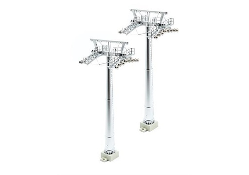 [JC-50500] JC 50500 - 2 Mâts "Pylônes" pour téléphérique - HO - 16 cm hauter - 1/87