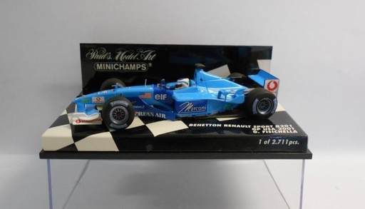 [MIN-400010107] Minichamps - Benetton Renault Sport B201 - G. Fisichella - GP USA 2001 (Edition limitée à 2711 pièces) - 1/43  