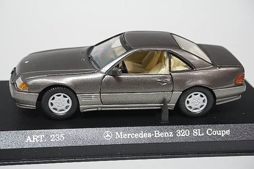 [DET-235] DetailCars - Mercedes 320 SL Coupé -  Gris clair et gris foncé - 1/43   