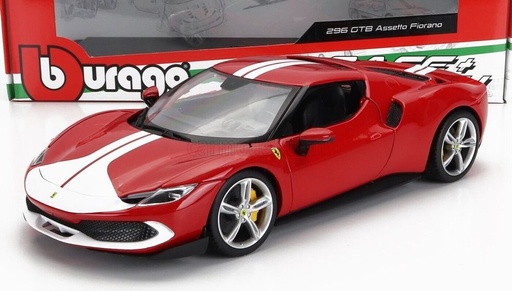 [BUR-1816017-R] Burago - Ferrari 296 GTB - Assetto Fiorano -1/18  