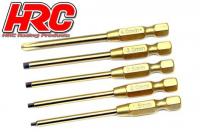 [HRC-4054S] HRC 4054S - Embouts hexagonaux pour tournevis électrique - 1.5-2.0-2.5 et 3.0 & cruciforme 4mm 