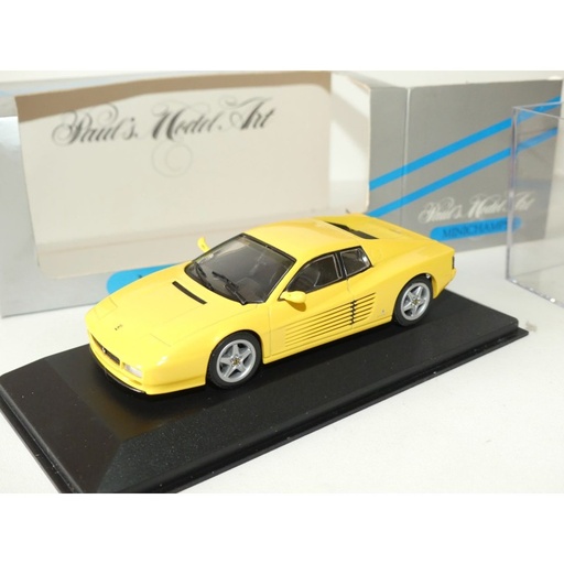 [MIN-072501] Minichamps Ferrari 512 TR - Jaune -1/43    