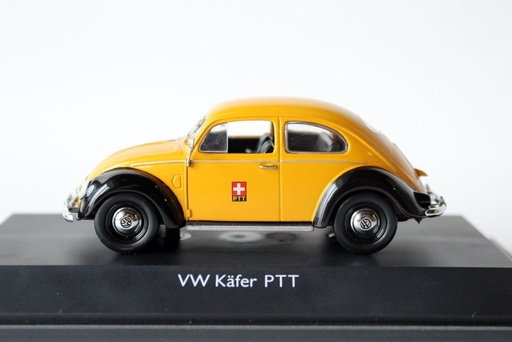 [SCH-51.050336000] Schuco - VW Käfer - PTT - Jaune et Noire - 1/43 