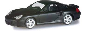 [HER-38331] Herpa 38331 - Porsche 911 - Turbo - Noire Matt - 1/87  