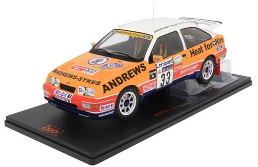 [IXO-18 RMC115] IXO - Ford Sierra RS Cosworth "Rallye RAC 1989" - #33 Brookes/Wilson - 1/18   