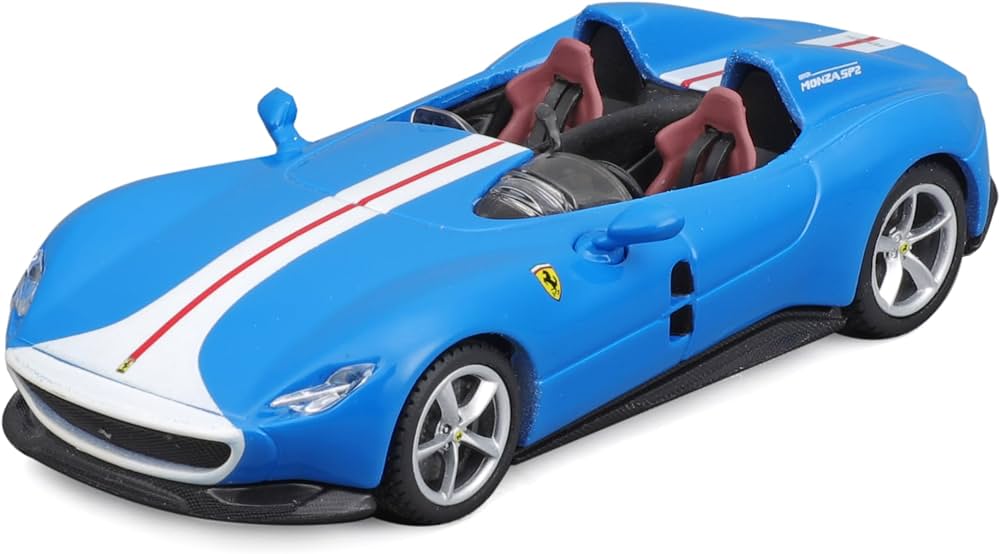 Burago - Ferrari Monza SP2 - Bleue et Blanche - 1/43 