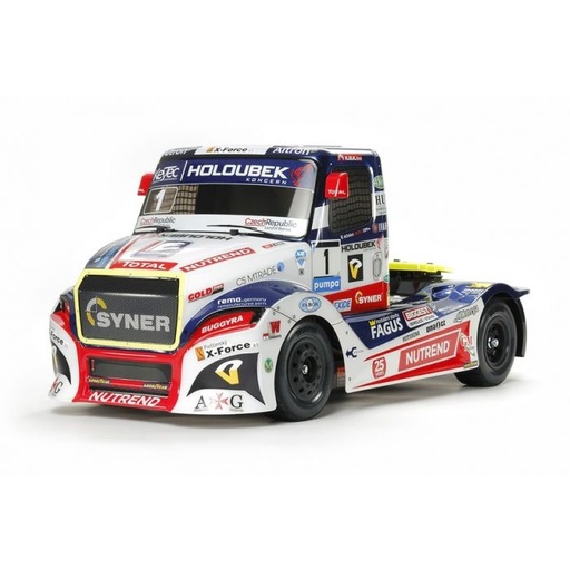 [TAM-58661] Tamiya 58661 - Tracteur Buggyra Fat Fox (TT-01E)- Radio-commandée - Moteur inclus - À construire - Sans radio-commande/accu/chargeur - 1/14
