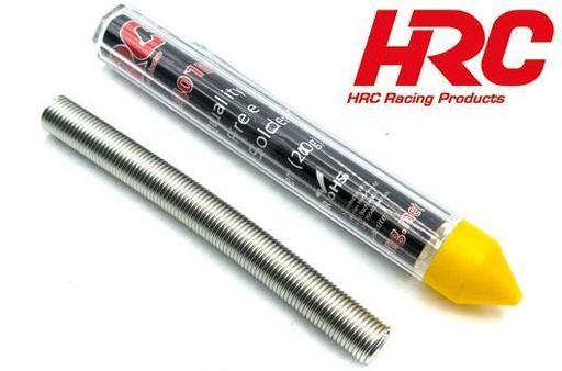 [HRC-5401B] HRC - Fil à souder HRC Etain argent Racing sans plomb - Super Flux Pro 4 % argent - 20 g