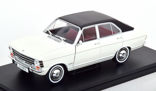 [WB-124200] WhiteBox - Opel Olympia A - 1967 - Blanche avec toit noir - 1/24  
