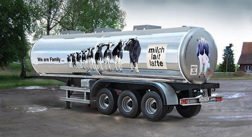 [ITA-3911] Italeri 3911 - Remorque "Tank Trailer" We are Family - y compris stickers Chrome - 1/24 