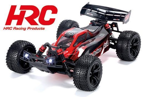[HRC-15001BL-1] HRC - Voiture électrique Monster Truck 4WD - RTR - HRC NeoXX - Brushless - Scrapper - 1/10 - Rouge et Noire  