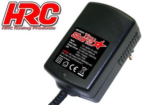 [HRC-8004] HRC - Chargeur 110/240V - Tiny Start 1A Delta Peak - pour accus 4 à 8 éléments - NiCD/NiMH  (Ne convient pas pour les accus LiPo)