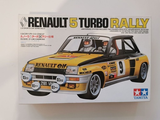 [OKAZ-TAM-24027] Tamiya 24027 - Renault 5 Turbo Rally - #9 - 1/24 (Occasion vérifiée)