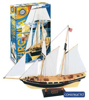 [CON-80567] Constructo 80567 - Bateau Virginia - Kit de construction en bois - 1/80
