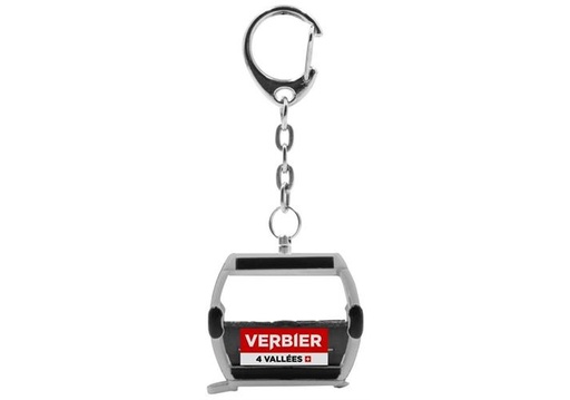 [JC-80172-1SW] JC 80172-1SW - Porte-clés Cabine Omega V "Verbier" - grise - 1/87 