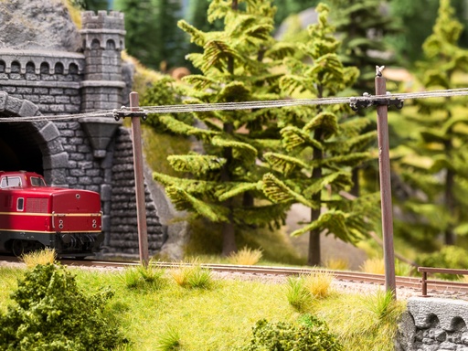 [NOC-13160] Noch 13160 - Poteaux télégraphiques (4 pièces + 2m de fils) - HO 