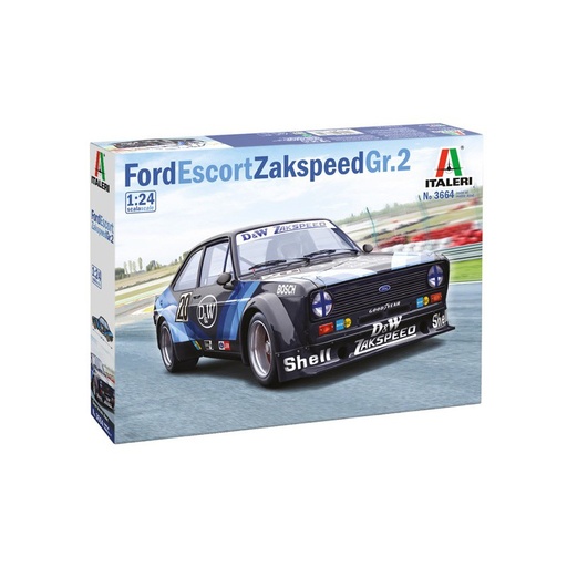 [ITA-510003664] Italeri 3664 - Ford Escort Zakspeed Gr.2 D&W - 1/24