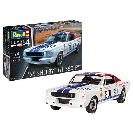 [REV-07716] Revell 07716 - '66 Shelby GT 350 Rtm - 1/24 - 19.1 cm long - 79 pièces 