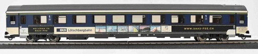 [ROC-45320.1] Roco 45320.1 Exact 1:87 - Voiture voyageurs 1ère classe - BLS Lötschbergbahn "Saas-Fee"- Série spéciale - HO   