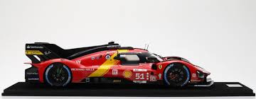 [LOO-LS LM162] Looksmart - Ferrari 499P - 24 H Le Mans 2023 Winner - #51 - Pier Guidi – J. Calado – A. Giovinazzi - 1/43  