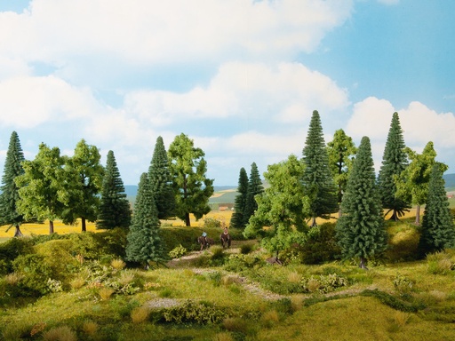 [NOC-24623] Noch 24623 - Arbres de Forêt mixtes 4 à 10 cm haut - 16 pièces - HO-TT-N-Z