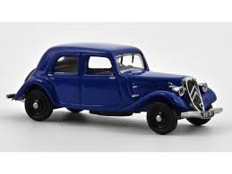 [NOR-153009] Norev - Citroën 11AL - 1938 - Bleue émeraude - 1/87 
