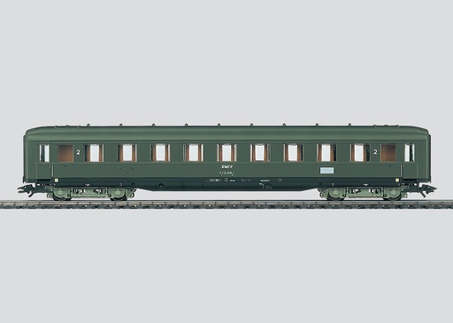 [MAR-43225] Märklin 43225 - Voiture voyageurs pour train à grande vitesse - 2éme classe - SNCF - HO      