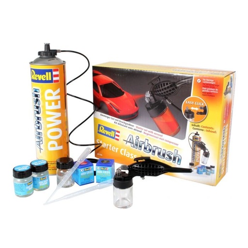 [REV-39196] Revell 39196 - Kit de base aérographe Starter Class (pour débutants) 