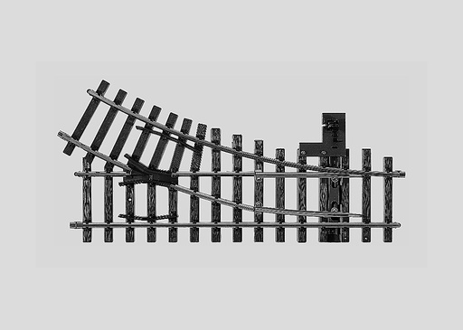 [MAR-5966] Märklin 5966 - Aiguillage manuel à ressort droite - 30°- 600 mm / 23-5/8 - Echelle I