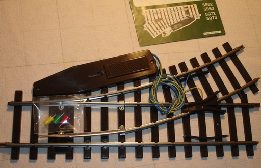 [MAR-5962] Märklin 5962 - Aiguillage à commande électromagnétique gauche - Echelle I