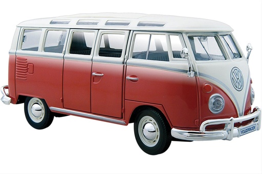 [MAI-31956] Maisto - 31956 - Volkswagen Van "Samba" - Beige et Rouge - 1/25 