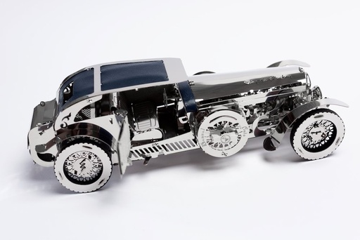 [T4M-38027] Time for Machine - Luxury Roadster 3D - Construction mécanique en métal (146 pces) - 210x84x65 mm - (y compris lime, pince, gants et chiffon à polir)   
