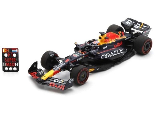 [SPA-SC 8592] Spark - Oracle Red Bull Racing RB19 -  Winner British GP 2023 - # 1 - Max Verstappen (avec panneautage) - 1/43 