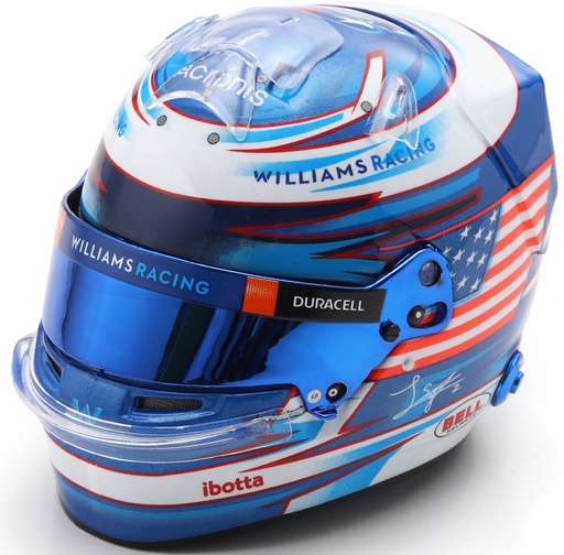 [SPA-SC5 HF112] Spark - Casque Logan Sargeant - 2023 - Williams Racing - 1/5  