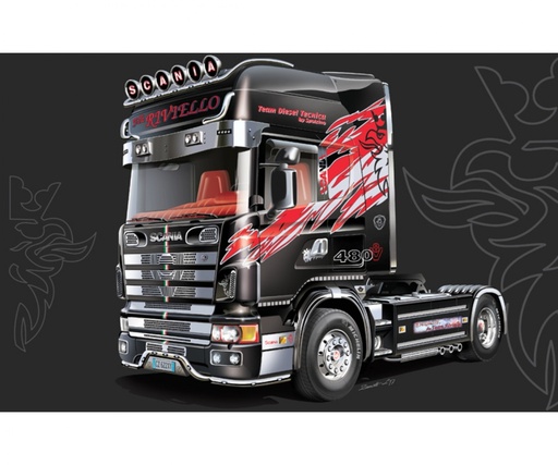[ITA-3922] Italeri 3922 - Scania 164L Topclass - 1/24  (y compris décals Chrome)