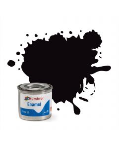 [HUM-22.AA6392] Humbrol 201  Noir métallisé 14ml       