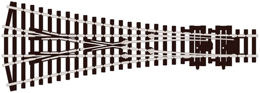 [PEC-SL-99] PECO SL-99XX - Aiguillage triple - 220mm - 10 degrés - HO 