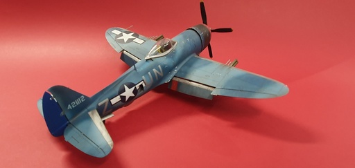 [BUILT-0003] Avion P-47 Thunderbolt - WW2 - Modèle terminé - Réalisation de niveau professionnel - 1/48