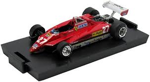 [BR- R267] Brumm - Ferrari 126 C2 - 2ème du Grand Prix de San Marino 1982 - Gilles Villeneuve #27 - 1/43