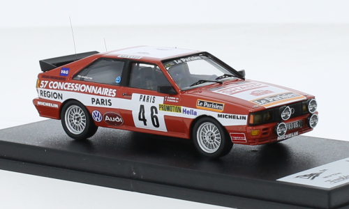 [TRO-RRFR072] Troféu - Audi Quattro - Rallye  MonteCarlo 1982 -  # 46 - H. Cochin/Morin - 1/43 - édition limitée 1/150 pcs  