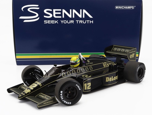 [MIN-540863812] Minichamps - Lotus Renault 98T - Ayrton Senna - 1986 - 1/18 (30th Anniversary Collection 1994 - 2024) - Edition Limitée à 994 pcs