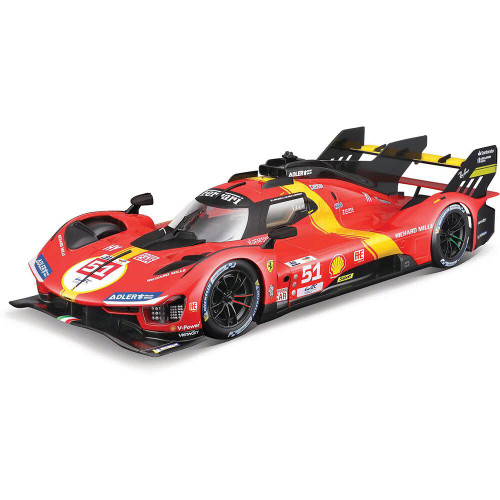 [BUR-1836312-R] Burago - Ferrari Racing 499P - 24h du Mans Champion 2023 - 1/43