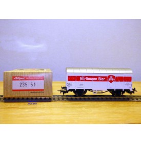 [LIL-235 51] Liliput 235 51 - Wagon Marchandises couvert  "Hürlimann Bier" - SBB-CFF - HO     