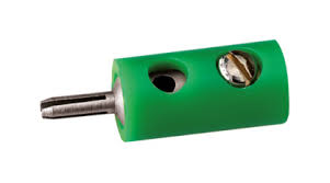 [BRA-3003] Brawa 3003 - Fiche Banane mâle (2,5mm diamètre) - Verte 