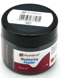 [HUM-AV0011] Humbrol 0011 - Weathering Powder Black - 45ml 