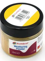 [HUM-AV0013] Humbrol 0013 - Weathering Powder Sand - 45ml   